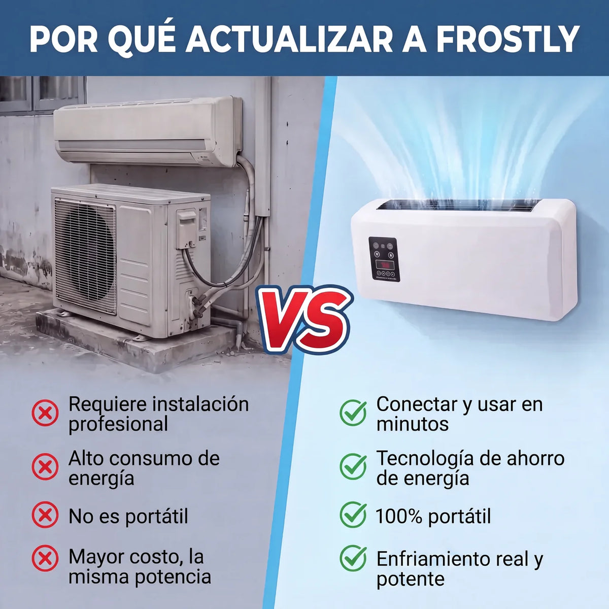 Frostly - Aire Acondicionado Portátil